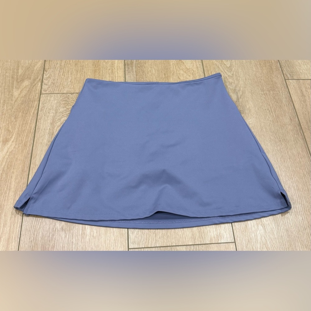 Zobha Purple Athletic Skort Built-In Shorts Side Slits Size Small